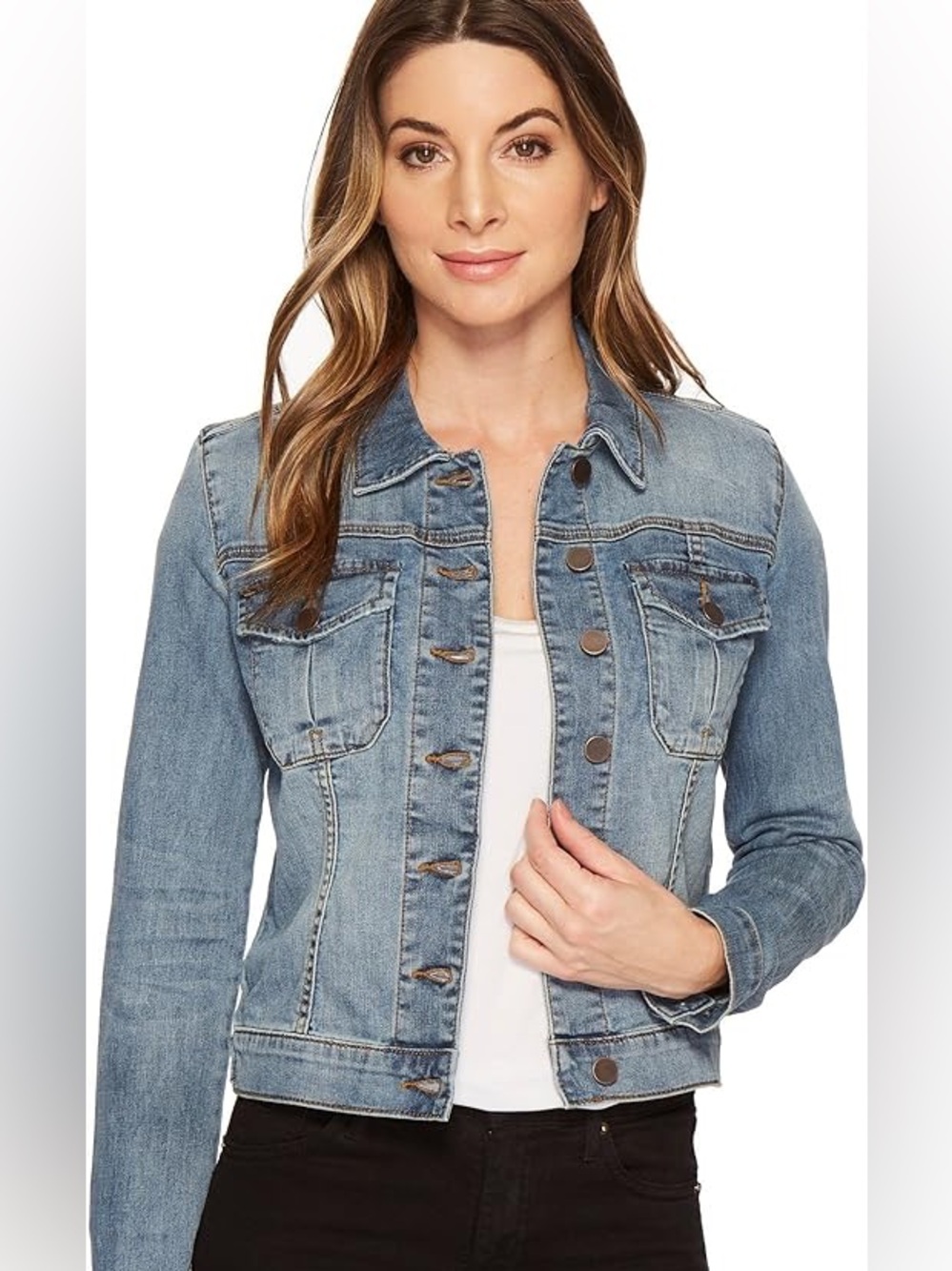 Kut from the Kloth “Amelia” denim jacket/shacket